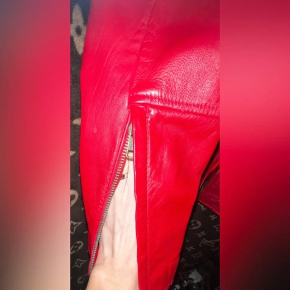 Kathy Ireland Ginuwine, leather and polyester interior size M red super soft - Picture 13 of 15